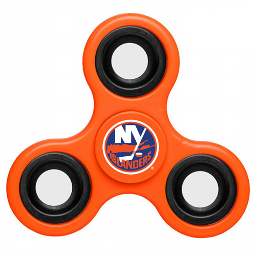 NHL New York Islanders 3 Way Fidget Spinner E94 - Orange - Click Image to Close